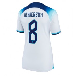 England Jordan Henderson #8 Hemmatröja Dam VM 2022 Korta ärmar